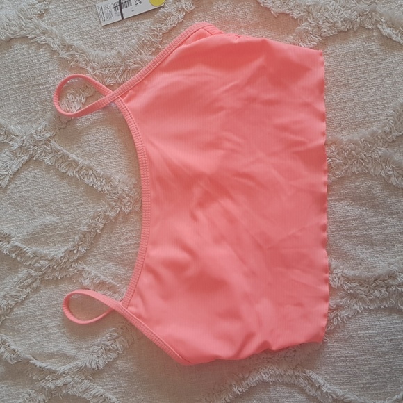 NOBO orange wide ribbed bikini top - Picture 1 of 3